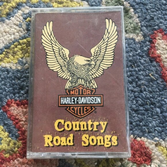 NEW Vintage Harley Davidson Country Road Songs Cassette Music Tape SEALED - Picture 1 of 2